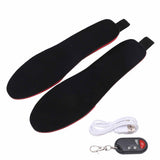Heated Insoles DIY Cuttable Smart Remote Control USB Rechargeable Electric Heating Insoles for Men V1294-YM3113220238312-0421
