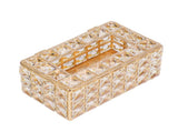 Tissue Box Holder Multifunctional Fashionable Design Exquisite Sturdy Durable Tissue HolderGold V1294-YM0715-3117210237011