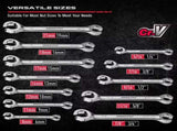 12-Piece Flare Nut Spanner Set Teflon Tape Metric & SAE Brake Line Repairing V465-81129
