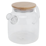 Transparent Glass Tea Pot 600ml Large Capacity Heat Resistant Water Kettle for Home Office Use V1294-YM0901-3118210113311