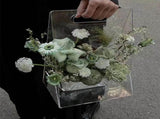 Acrylic Hand-held Vase,High-end Transparent Box,Portable Basket Floral Arrangement V1366-AZ2-W-05141