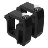 2-Pack Heavy Duty Black Truck Cap Mounting Clamps for Secure Camper Shell and Ladder Rack Stability V1192-AZ-W-34385