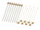 8Pack Wine Bottle Torch Kit Long Life Torch Wicks Brass Torch Wick Holders Caps Wine Bottle Torch V1294-YM0710-3117230278011