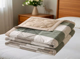 AYktou Reversible Patchworks Queen Size, 78.74x59.05in Lightweight Plaid Bedspreads Coverlets V1189-WXFWAL-20260326-03119