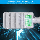Solar LED Street Light Black Waterproof Outdoor Flood Lamp with Remote Control V178-59203