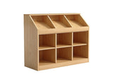 Slanted Top Bookcase Bookshelf Classroom Storage Cabinet V63-954501