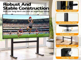 Artiss Universal Floor TV Stand for 32-100 Inch Screens Heavy Duty 40kg Capacity TV-MOUN-32100-BK