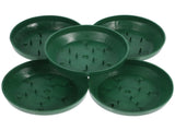 HOOWIFFY Green Plastic Flower Arrangement Plates 5.7 x 5.7 x 1.6 Inches Floral Craft Supplies for V1189-WXFWAL-20260326-02448