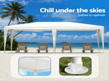 Instahut Gazebo 3x6m Wedding Party Marquee Tent Outdoor Event Camping Canopy Shade White GAZEBO-WED-T-FG-3X6-WH