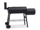 Wallaroo 2-in-1 Outdoor Barbecue Grill & Offset Smoker BBQ-DS35-B