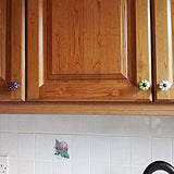 10 pcs Vintage European Style Ceramic Pumpkin Cabinet Knobs Dresser Cupboard Drawer Pull Handles V1188-MS-227-2315