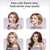 Cordless Straightener Styling Curling Iron with 4 Temp Settings Smart Hair Straightener for Women V1107-108-00132-BLU