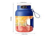 Portable 1200ml Electric Mixing Cup, Stainless Steel & Glass Body, Squeeze Bottle for Protein V1189-LWWAL-20260401-07281