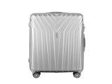 Wanderlite 3 Set Luggage 20-24-28 Inch Suitcase with TSA Lock Carry On Hard Shell Travel Luggage LUG-ABS-STR-3SET-SV