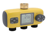 Sprinkler Timer 3/4-1/2in Faucets Programmable Hose Timer 3 Outlets Digital Display Watering V1294-YM0901-3111250084011
