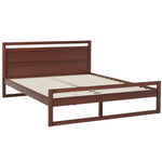 Artiss Bed Frame Double Size Wooden Walnut WITTON WBED-WITTON-D-WAL-AB