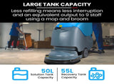 Auch FSH18 Floor Scrubber & Dryer, 490mm, Battery Powered, Walk Behind, Multi-purpose Commercial V219-SCBHNDACP18A