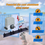 1800KG Auto Slide Sliding Gate Opener Automatic w 4m Rail V63-823101