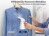 Steamer for Clothes, 700W Powerful Handheld Garment Steamer, Portable Travel Steam Iron, 150ml Water V1192-AZ-W-19009