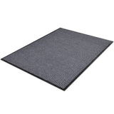 Grey Pvc Door Mat 90 X 150 Cm 43_241276