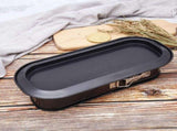 31.5 cm Long Oval Springform Pan, Non-Stick Spring Baking Pan Cheesecake Pan with Removable Bottom, V1369-AZ3-W-04298