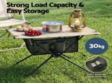 Weisshorn Folding Camping Table Portable Picnic Desk Camp Furniture XFEL-CAMP-600D-KK