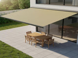 5.5m x 3.0m Retractable Folding Arm Awning Heavy Duty Full Cassette Motorised V63-835931
