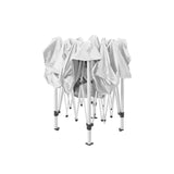 Instahut Gazebo Pop Up Marquee 3x3m Wedding Party Outdoor Camping Tent Canopy Shade Mesh Wall White GAZEBO-POP-M-FG-3X3-WH