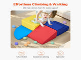 Climbing Toys, 4-Piece Set, Foam Toys for Toddlers 6 Months to 3 Years Old, PU Leather V952-PMWJTZBDQKBD5XYDEV0