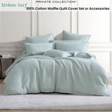 Private Collection Urban Surf 100% Cotton Waffle Quilt Cover Set King V442-LED-QUILTCS-URBANWAFFLE-SURF-KI