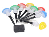 Mini Mushroom Solar Light String 8 LED Colorful Light Waterproof Outdoor Garden Light String V1294-YM0901-3119230148911