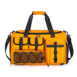 Sports Gym Duffel Bag 48x28x30cm with Shoe Compartment Wet Dry Separation - Yellow V1308-DSZKI-2416-4