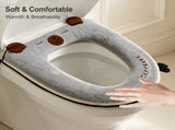 USB Heated Toilet Seat Cover with Capybara Design Soft Plush, Washable, Fast Heating, 5-Level V1341-ZY-69VLM7RR-PINK