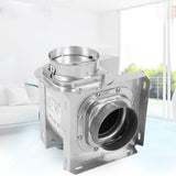 4in Exhaust Duct Fan Hotel Bathroom Pipe Concealed Silent Ventilating Ventilation Fan 220V V1294-YM0901-3113200024811