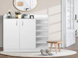 Artiss Shoe Rack Cabinet 21 Pairs Adjustable Shelves White Clair FURNI-SHOE-21-WH-AB