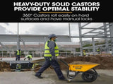 Baumr-AG 36V Battery Powered Wheelbarrow Motorised Electric, 80L Bucket Volume, 260kg Capacity V219-GDTPBWBM7CEA