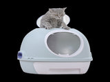 YES4PETS Cat Toilet Litter Box Tray House W Sky window Drawer Photocatalyst Purifier Blue V278-AT1002-2-PURIFIER-BLUE