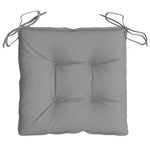 Chair Cushions 6 Pcs Grey 40x40x7 Cm Fabric 43_314865