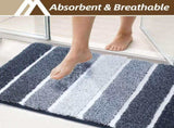 Bathroom Rugs,Ultra Soft Absorbent Bath Mat,Beige Non-Slip TPR Backing Stays in Place, Machine V1107-113-37486-DAR4