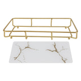 Bathroom Vanity Tray Modern Stylish Anti Slip Kitchen Sink Countertop Storage Organizer S White V1294-YM0710-3112230084111