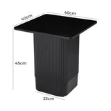 Clara Noir Side Table V264-TAB-724C-BLK