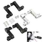 Motorcycle Adjustable Passenger Footpegs Highway Pegs Male Mount Foot Peg Clamp Support Extensions V1192-AZ-W-22837