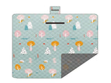 Waterproof Foldable Picnic Blanket with Green Mood Print - 200x200cm V888-ELOSUNG25120