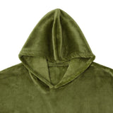Accessorize Moss Green Super Soft Hooded Blanket Small/Medium V442-HIN-BLANKET-HOODIE-MOSSGREEN-S