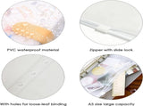 12 money envelopes with 6 holes for A6 size - Budget sleeve for receipts - Storage accessories with V1189-WXFBOL-136-1