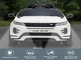 Kahuna Land Rover Licensed Kids Electric Ride On Car Remote Control - White CAR-LRV-WH