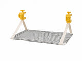 Clamp-On Hanging Cat Hammock Space-Saving Elevated Pet Bed with Breathable Tweed Fabric, Tool-Free V1341-ZY-N5LJWQ4U-GREY