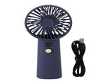 Portable Handheld Fan 100 Speeds Adjustable Powerful Wind USB Rechargeable Mini Desk Personal Fan V1294-YM0901-3113240155711