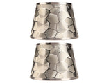2PCS Drum Shade E14 PVC Modern Decorative Small Barrelshade Cover for Table Wall Ceiling V1294-YM0703-3119230029611