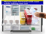 Drink Dispenser for Fridge,Automatic Pusher Glide Soda Can Dispenser for Refrigerator and Adjustable V1258-DP02-WO-38